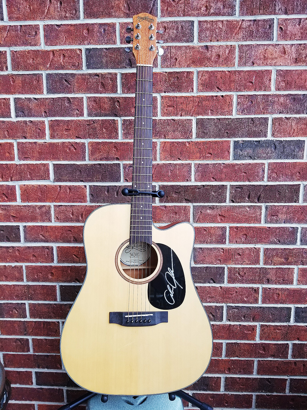 Trinity River Acoustic Guitar Signed By Alan Jackson StellaNova 
