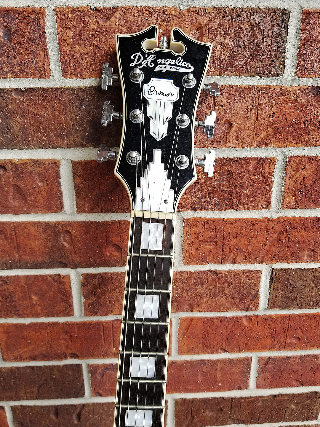"Jerry Lee"<br>D’Angelico Premier Series Hollow Body Electric Guitar Signed by Dennis Quaid - Image 5
